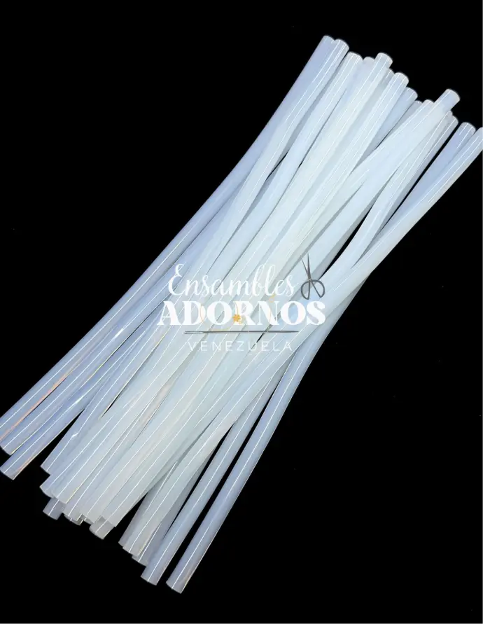BARRA DE SILICON DELGADA 7MMX25CM (PQT X 1KG / 96 UND APROX)