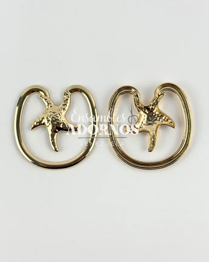 HEBILLA METALICA 4.6X4.6CM (PQT X 10 UND)