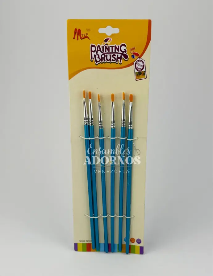 PINCEL REDONDO #1 (PQT X 6 UND)