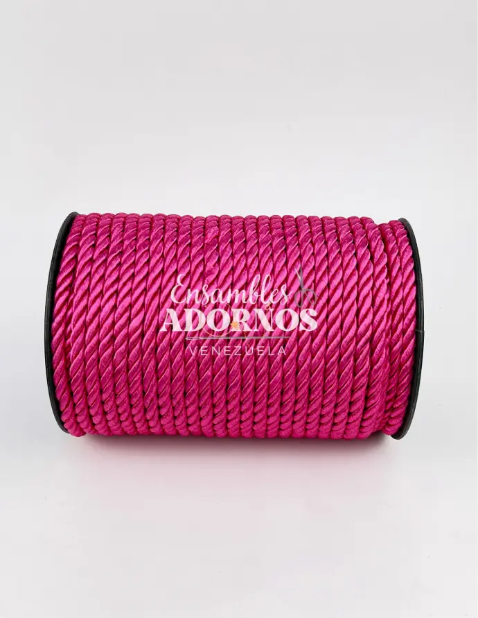CORDON TRENZADO SEDA 6MM (MADEJA X 50 YDS)