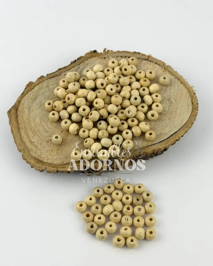 PEPA MADERA REDONDA 7X8MM (PQT X 1KG)