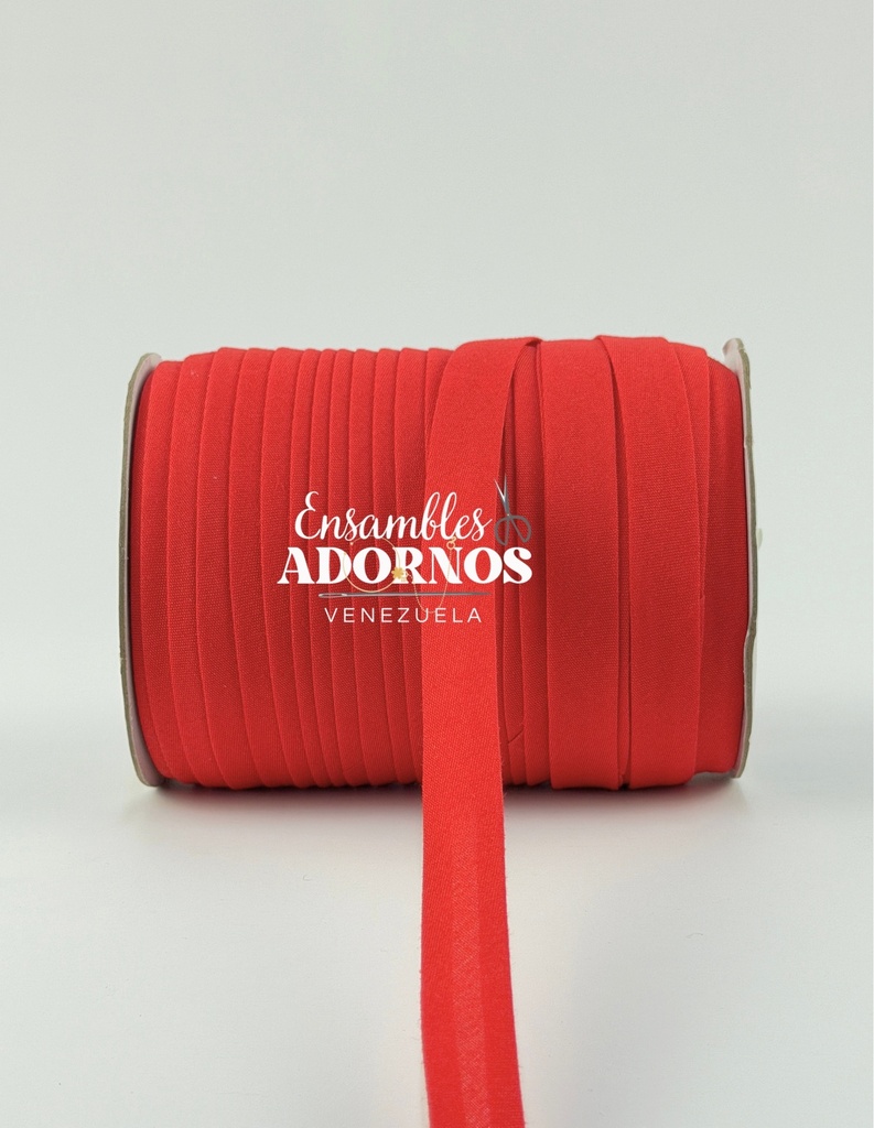 SESGO POPELINA ANGOSTO 1.5CM (ROLLO X 100 YDS)