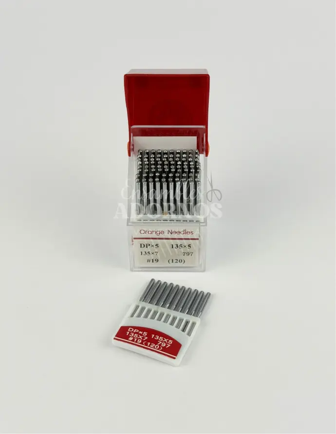 AGUJA INDUSTRIAL CAÑON GRUESO (CAJA X 10 BLISTER)