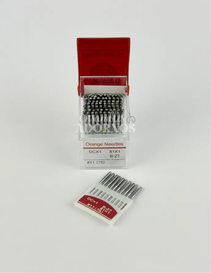 AGUJA INDUSTRIAL OVERLOCK (CAJA X 10 BLISTER)