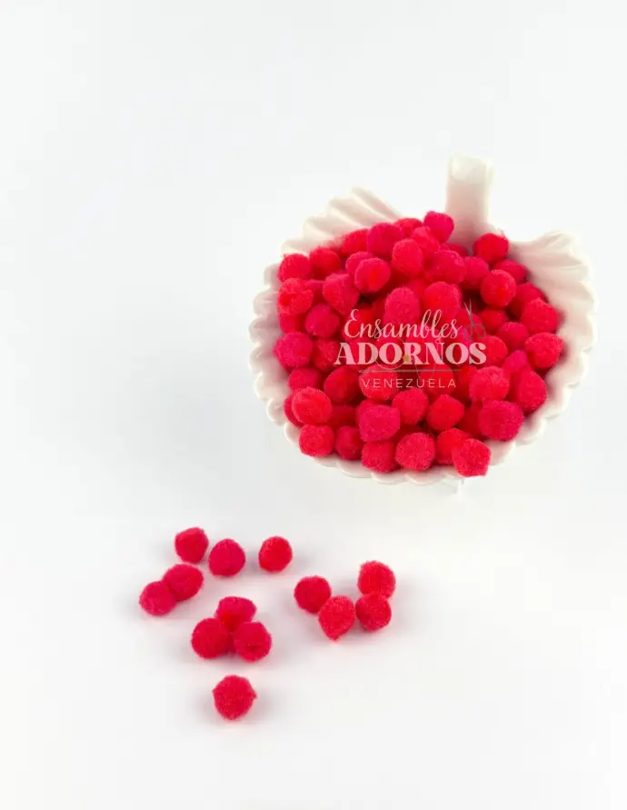 POMPOM SUELTO 1.3CM (PQT X 2000UND)