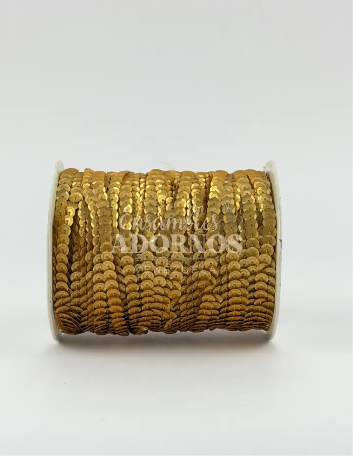 LENTEJUELA CONCAVA PROMOCIÓN 6MM (ROLLO X 80-100 YDS)