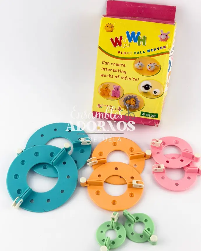 SET TELAR DE POMPON (UNIDAD)