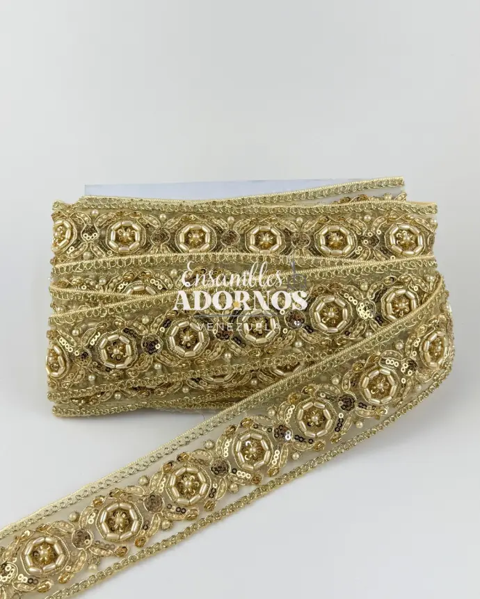 MILLARE TULL LENTEJUELA 5CM (PZA X 10YDS) 