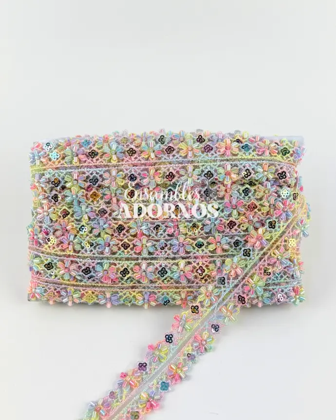 MILLARE TULL DECORADO 3.5CM (PZA X 10YDS)