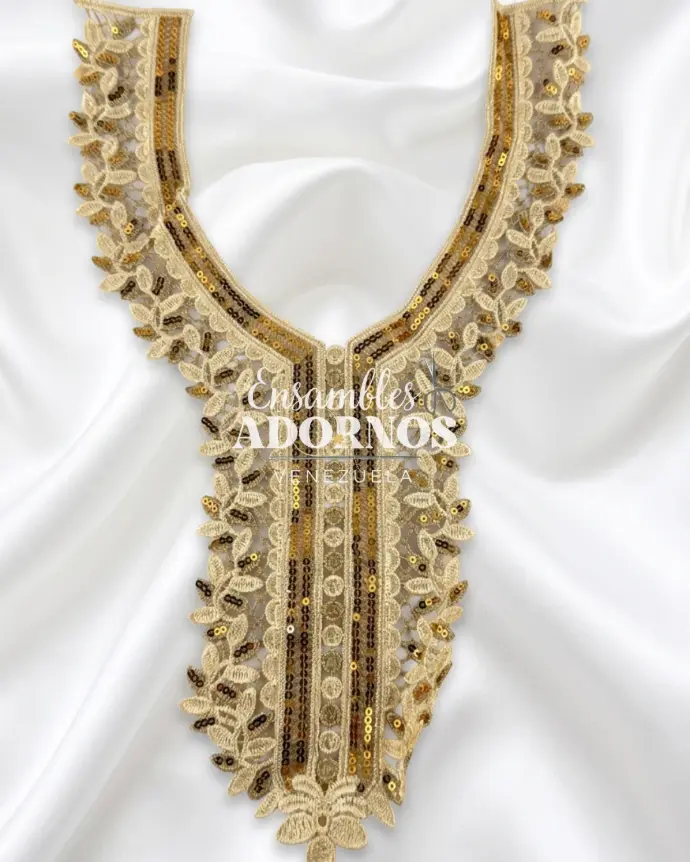 CUELLO LENTEJUELA 29X38CM (UNIDAD) 