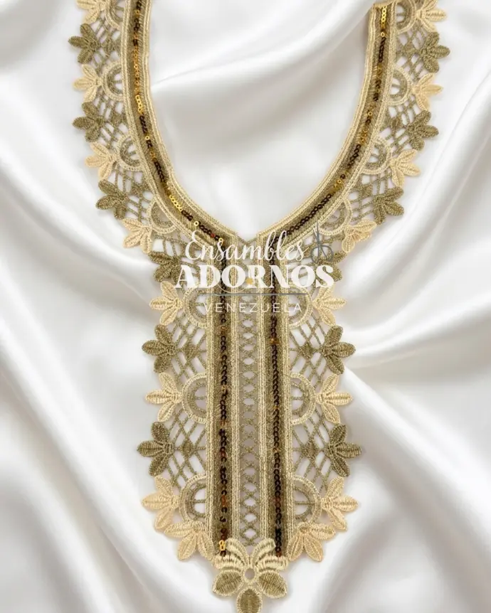 CUELLO LENTEJUELA 25.5X38CM (UNIDAD) 