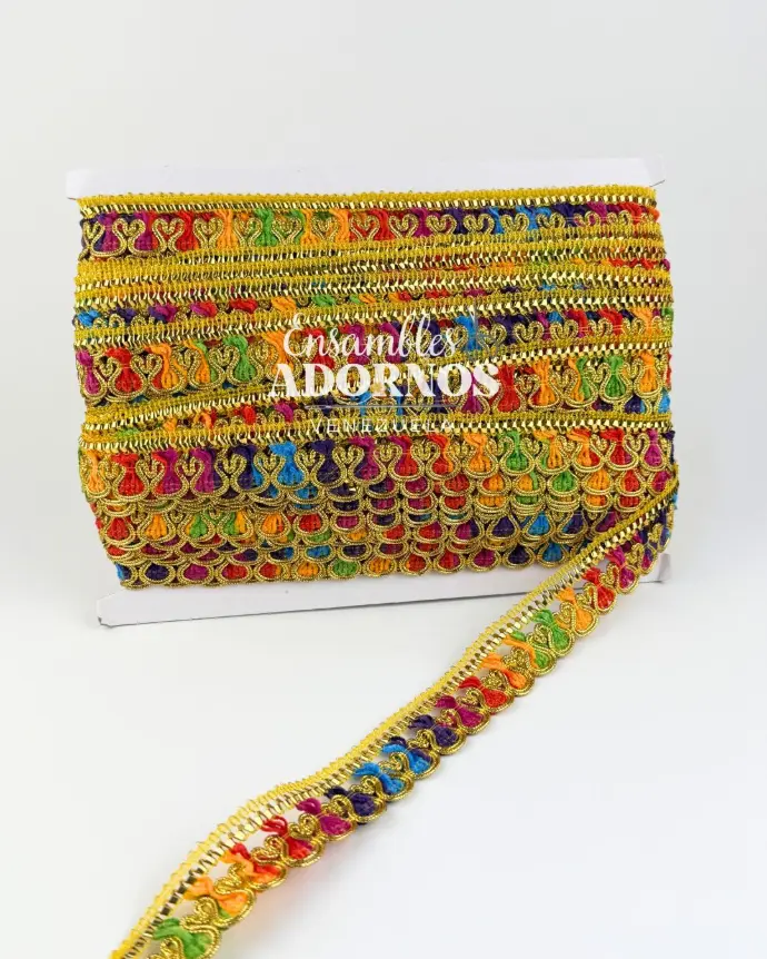 PASAMANERIA MULTICOLOR 3CM (PZA X 30YDS) 