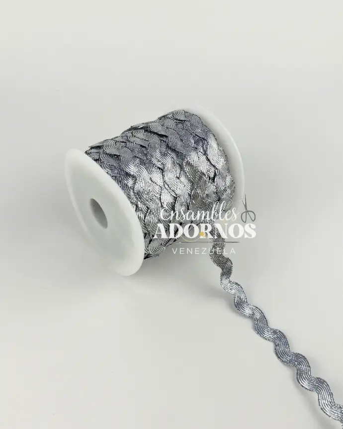 ZIG ZAG (TRENCILLA LUREX) 10MM (ROLLO X 50MTS) 