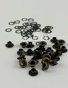 OJALETE LATON/BASE ACERO 10MM (PQT X 5000 UND)