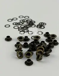 OJALETE LATON/BASE ACERO 10MM (PQT X 5000 UND)