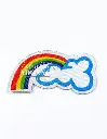 APLICACION CON PEGA ARCOIRIS MEDIANO 3.5X6CM (PQT X 20 UND)