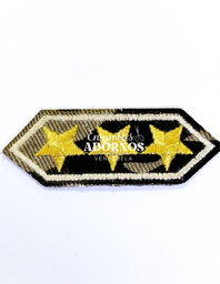 APLICACION PLANCHA MILITAR 2.7CM X 8CM (PQT X 20 UND)