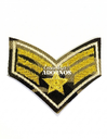 APLICACION PLANCHA MILITAR 4.6X6.5CM (PQT X 20 UND)