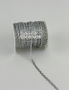 ZIG ZAG (TRENCILLA LUREX) 4MM (ROLLO X 100 MTS)