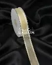 CINTA TULL BORDE SATIN 2.5 CM (ROLLO X 50 YDS)