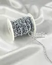 PERLA CONTINUA 3MM (ROLLO X 25 YDS)