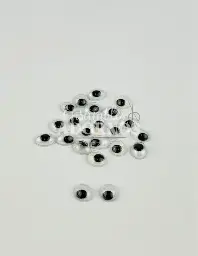 OJITOS PLASTICOS 12X10MM (PQT X 1000 UND)