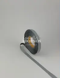 CINTA REFLECTIVA TELA GRIS AAA 1.3 CM (ROLLO X 100 MTS)