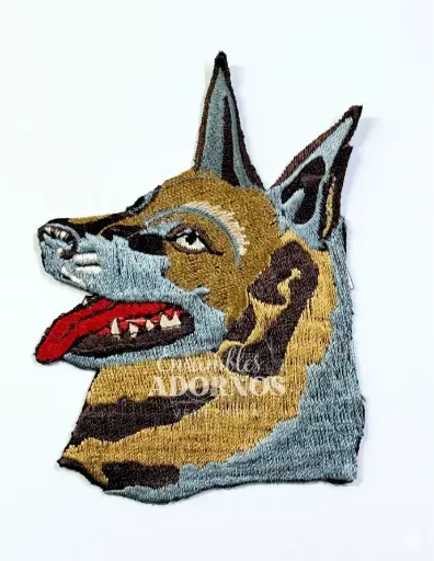 [R-2683] APLICACION CON PEGA PERRO 9.4X8CM (PQT X 20 UND)
