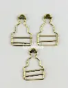 HEBILLA OVEROL 3.5X5.5CM (PAQUETE X 200 UND)