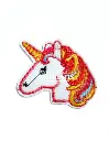 APLICACION CON PEGA UNICORNIO GRANDE 7.3X8CM (PQT X 20 UND)