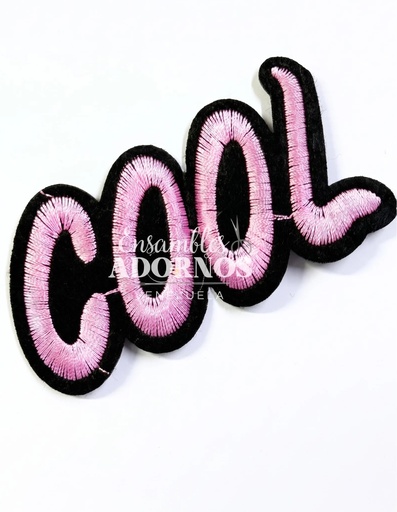 [#3] APLICACION CON PEGA. COOL 8.5X4.5CM (PQT X 20 UND)