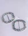 HEBILLA STRASS AB 4.8CMX4.2CM (PQT X 10 UND)
