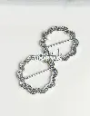 HEBILLA STRASS AB 3.5CM (PQT X 10 UND)