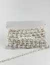 STRASS PLASTICO PERLADO 1.2CM (PZA X 10 YDS)