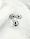 BOTON TENTACION OJO NEGRO 2 HUECOS 20L (PAQUETE X 1000UNID)