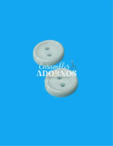 [XBX2H] BOTON CAMISERO PASTA 2 HUECOS 18L (PAQUETE X 720UNID)
