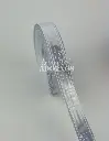 CINTA PLASTICA REFLECTIVA 2.5 CM (ROLLO X 50 MTS)