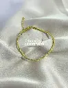 PULSERA LAZO LATON LARGO 15 / ESPESOR 2.37MM (UNIDAD)