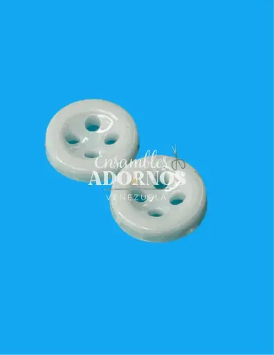 [XBX4H] BOTON CAMISERO PASTA 4 HUECOS18L