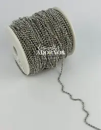 CADENA BOLITA HIERRO 2.0MM (ROLLO X 100 MTS)