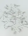 ALFILER ANZUELO PARA ZARCILLOS CON BALIN (PQT X 2500 PARES)