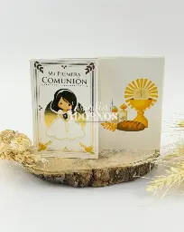 LIBRO DE COMUNIÓN NIÑA 10X7CM (UNIDAD)