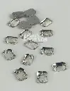 PIEDRA HILO VIDRIO CUADRADO 13X18MM (PQT X 100 UND)