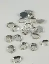 PIEDRA HILO VIDRIO OVALADA 13X18MM (PQT X 100 UND)
