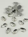 PIEDRA HILO VIDRIO GOTA 13X22MM (PQT X 100 UND)