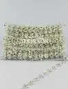STRASS PLASTICO PERLADO 1.3CM (PZA X 10 YDS)