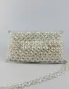 STRASS PLASTICO PERLADO 2.2CM (PZA X 10 YDS)