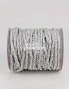 CORDON TRENZADO SEDA 5MM (ROLLO X 50 MTS)