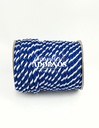 CORDON TRENZADO SEDA COMBINADO 8MM (ROLLO X 50 YDS)