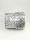 CORDON TRENZADO LUREX COMBINADO 8MM (ROLLO X 50 YDS)